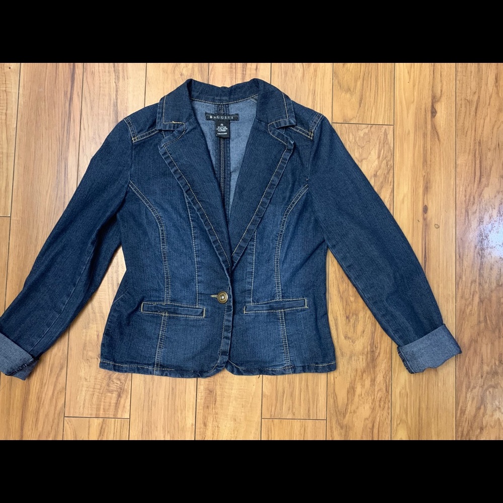 Denim blazer